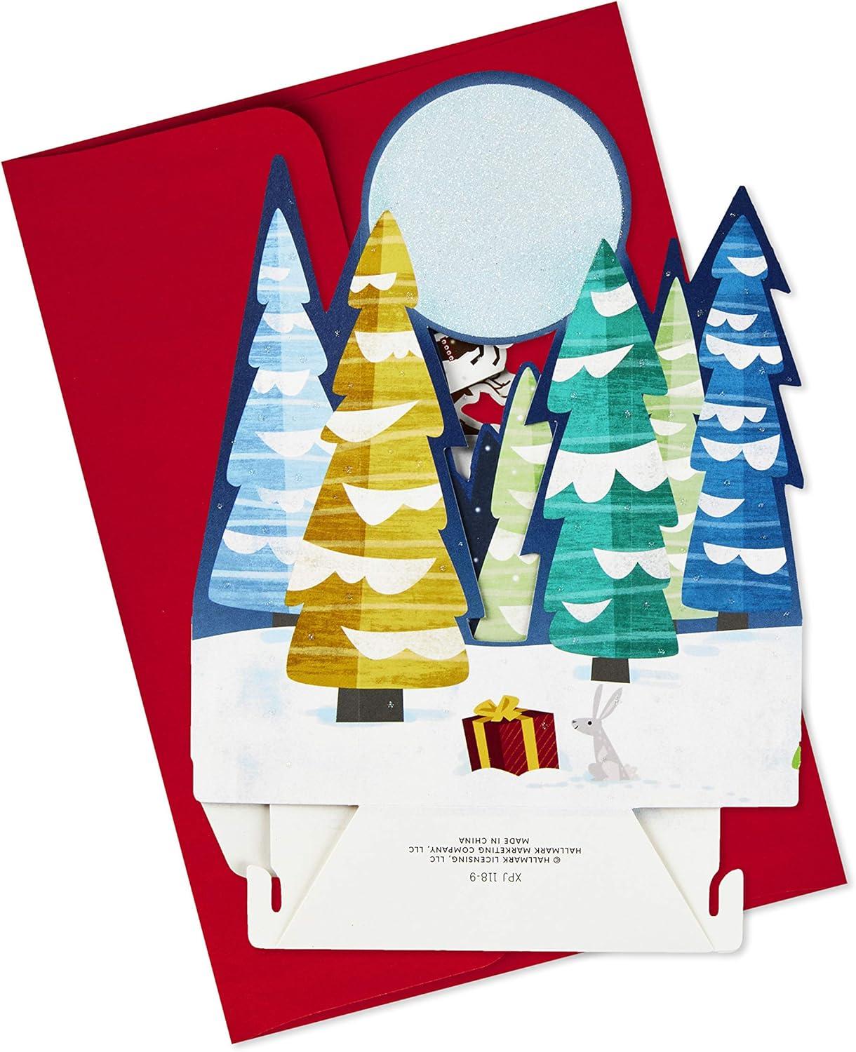 imageHallmark Paper Wonder Displayable Pop Up Christmas Card OrnamentSantas Delivery Pop Up