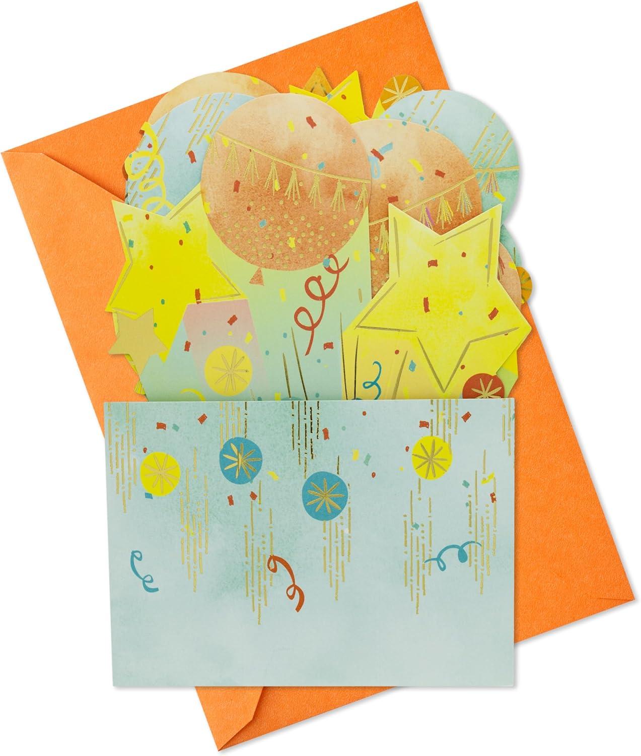 imageHallmark Paper Wonder PickaTitle Customizable PopUp Card Stars and Balloons for Birthday Congrats GraduationStars and Balloons