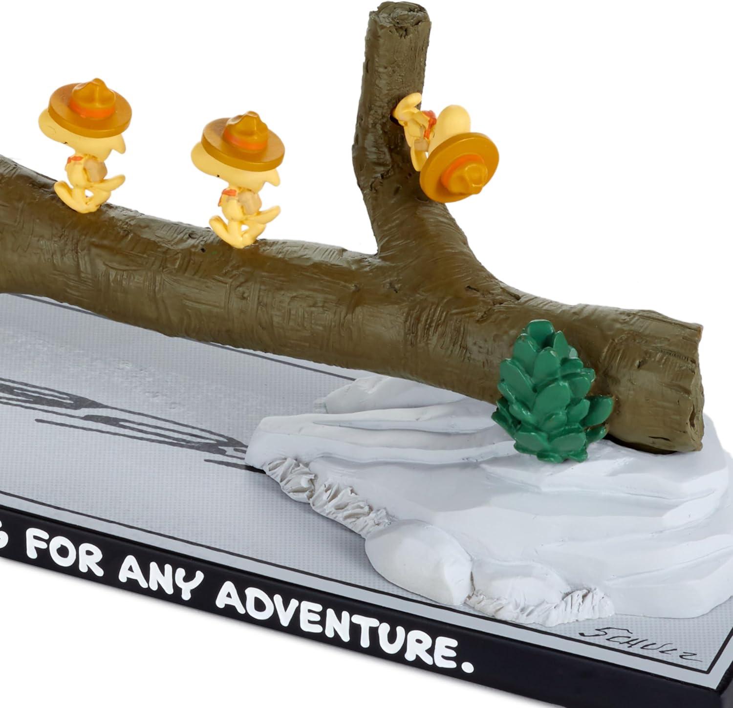 imageHallmark Peanuts Beagle Scouts Picnic Blanket With Bag Snoopy ampamp Woodstock Plaid BlanketFigurine