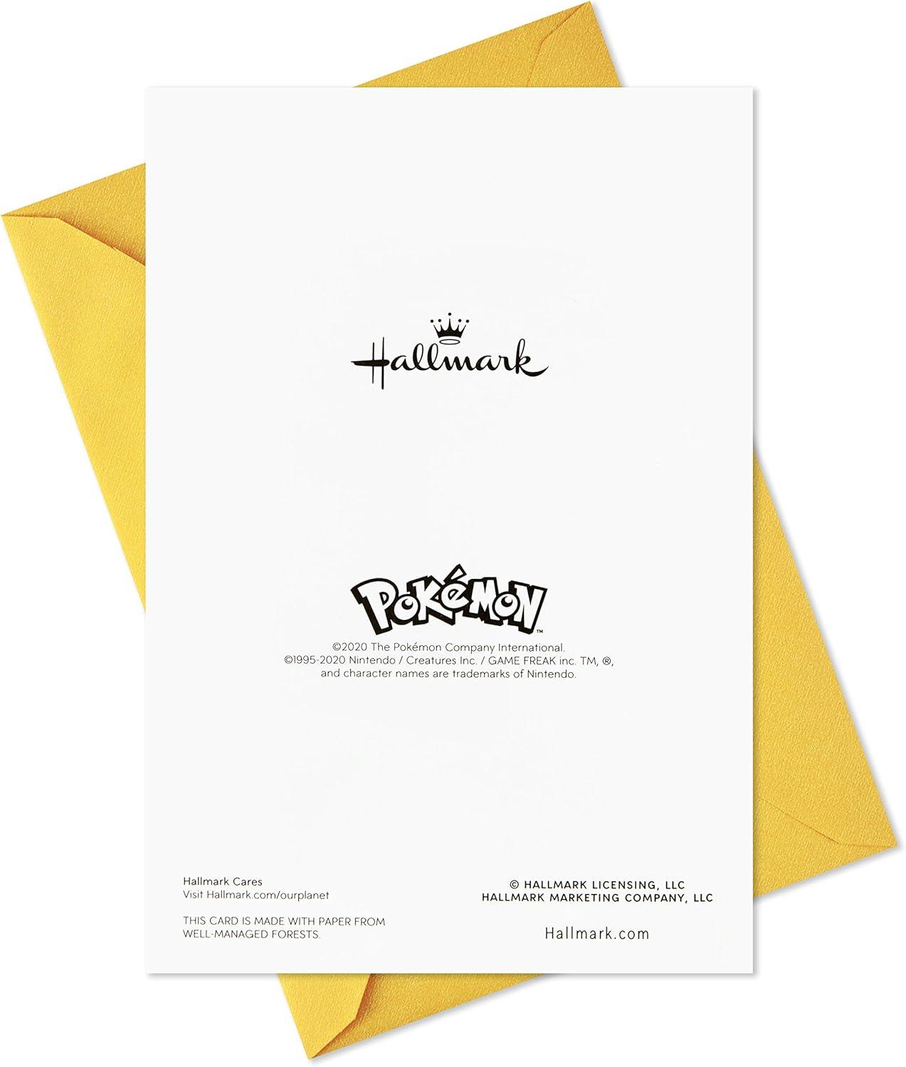imageHallmark Pokmon Birthday Card Wild PikachuWild Pikachu