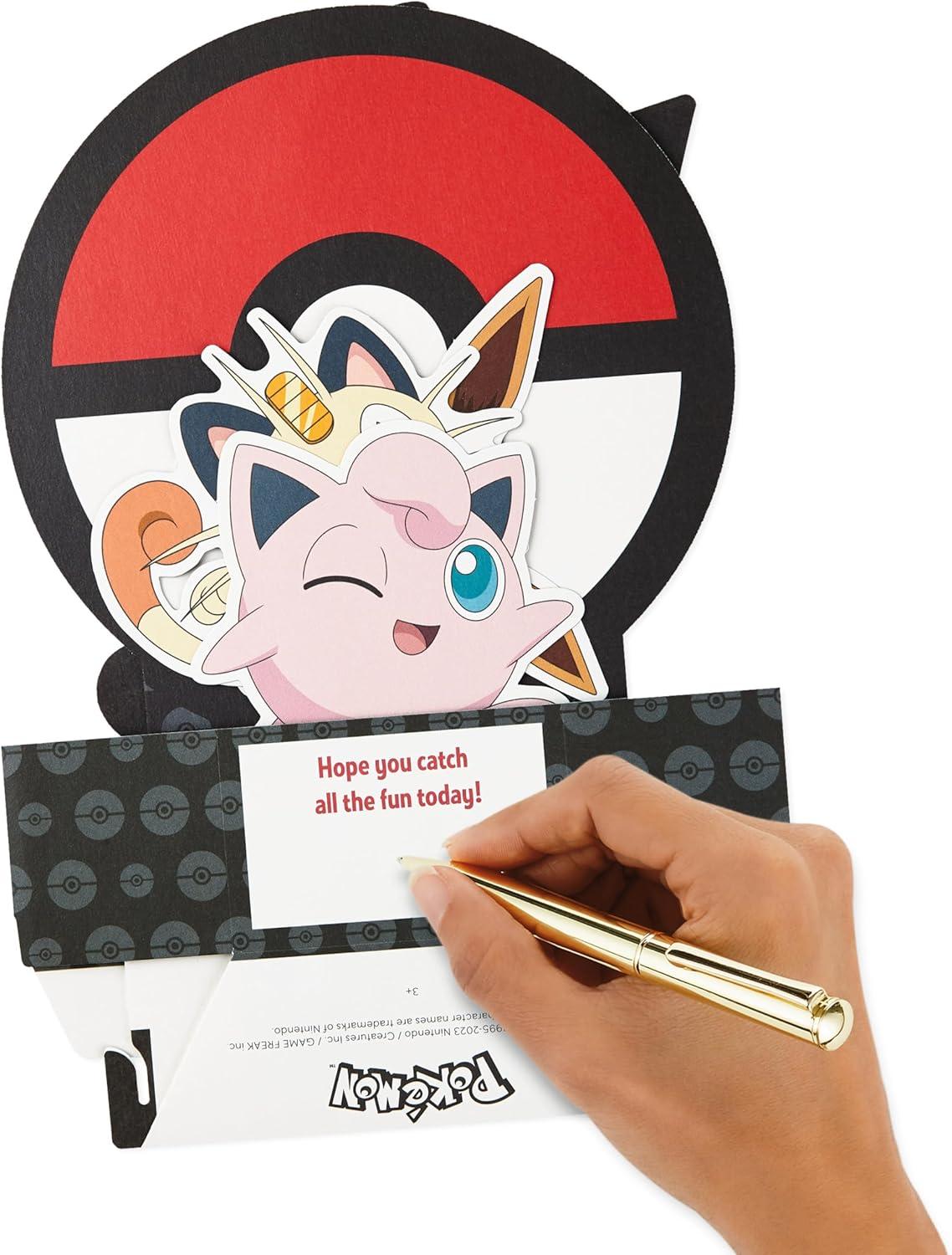 imageHallmark Pop Up Birthday Card for Kids Pokmon Paper Wonder 3D Card for Birthday Boy