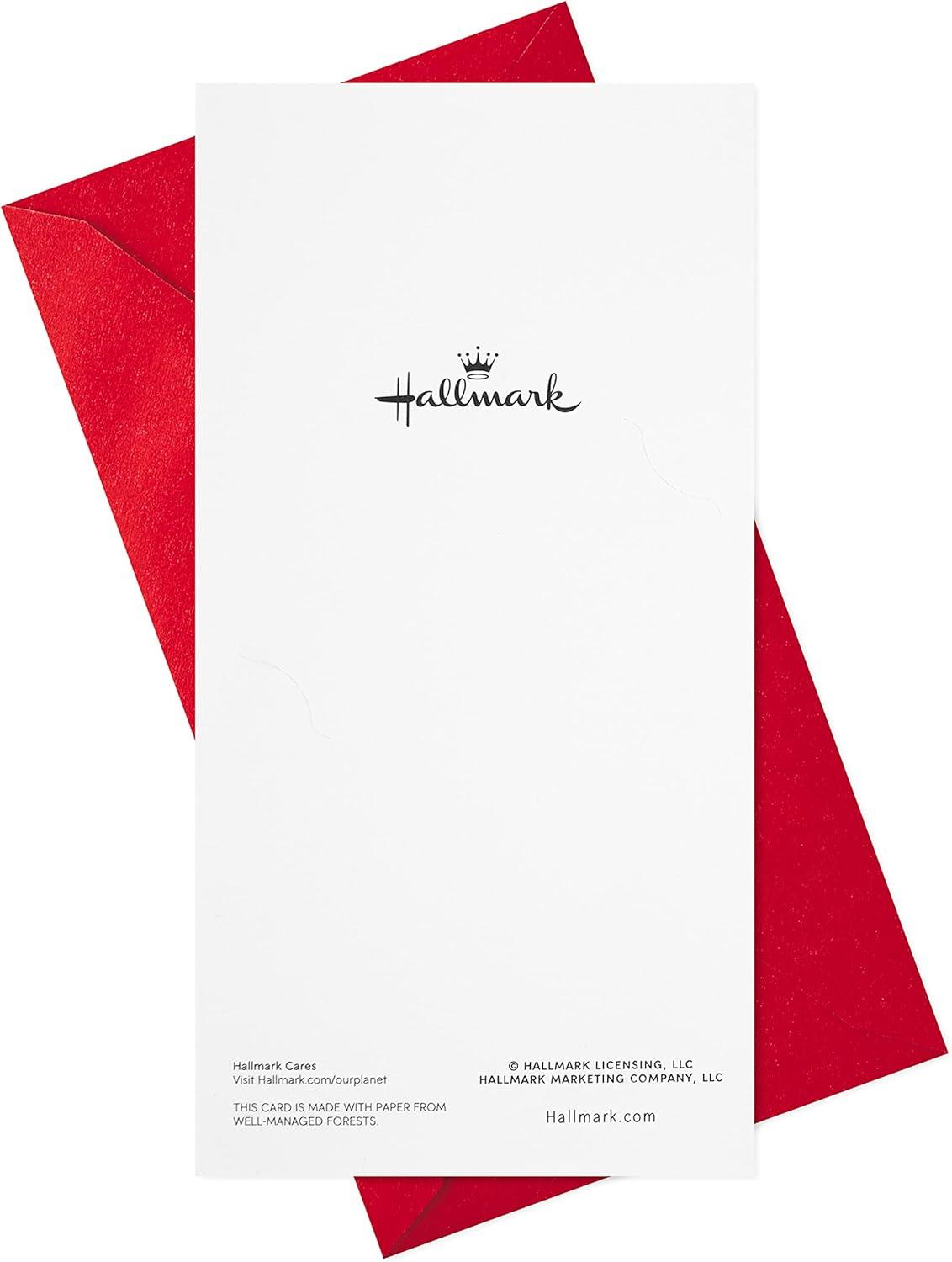 imageHallmark Pop Up Funny Christmas Gift Card Holder or Money Holder Card Naughty List 5XXH20031 Money Holder Card with Envelopes
