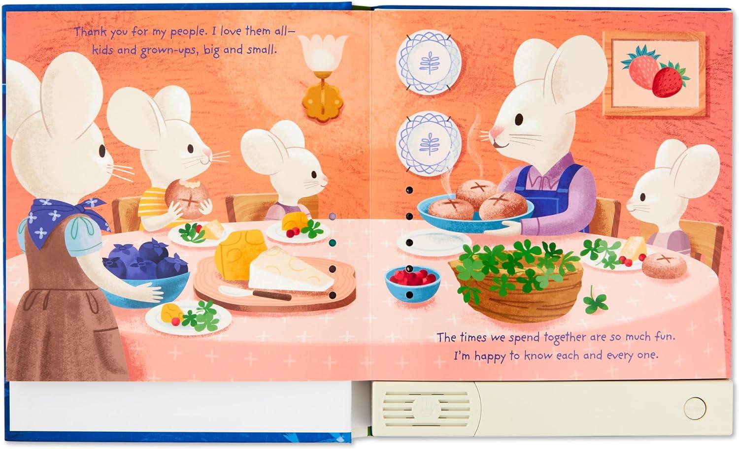 imageHallmark Recordable Book for Children What are Grandsons Made of Easter Basket StuffersThank You  God