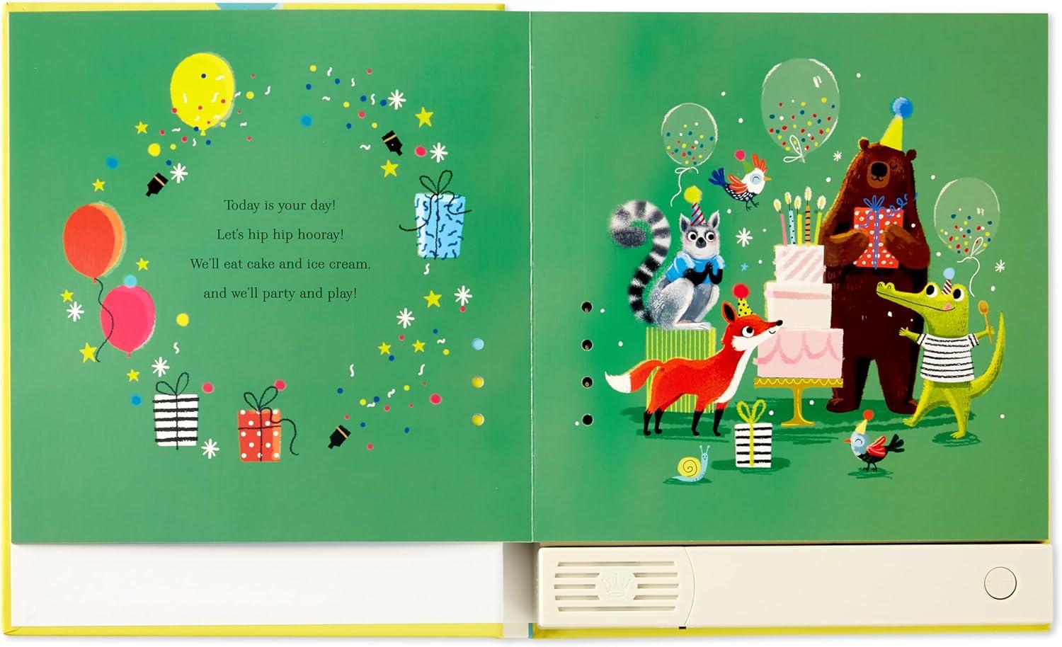 imageHallmark Recordable Book with Music for Children All The Places I Love You Easter Basket StuffersHappy Birthday to You