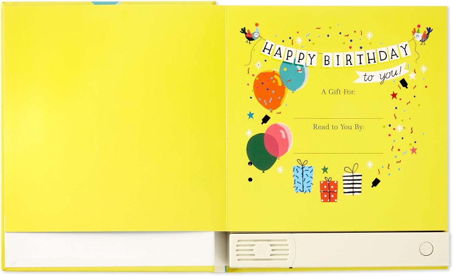 imageHallmark Recordable Book with Music for Children All The Places I Love You Easter Basket StuffersHappy Birthday to You