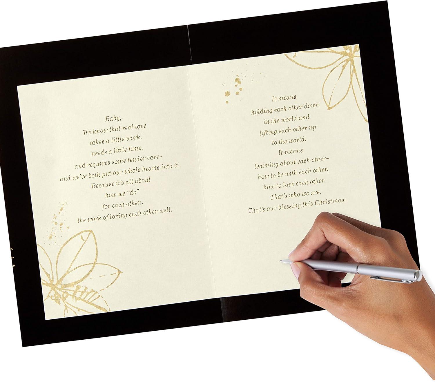 imageHallmark Romantic Christmas Card for Husband Wife Boyfriend Girlfriend Celebrate Our WayLove How We Do Love
