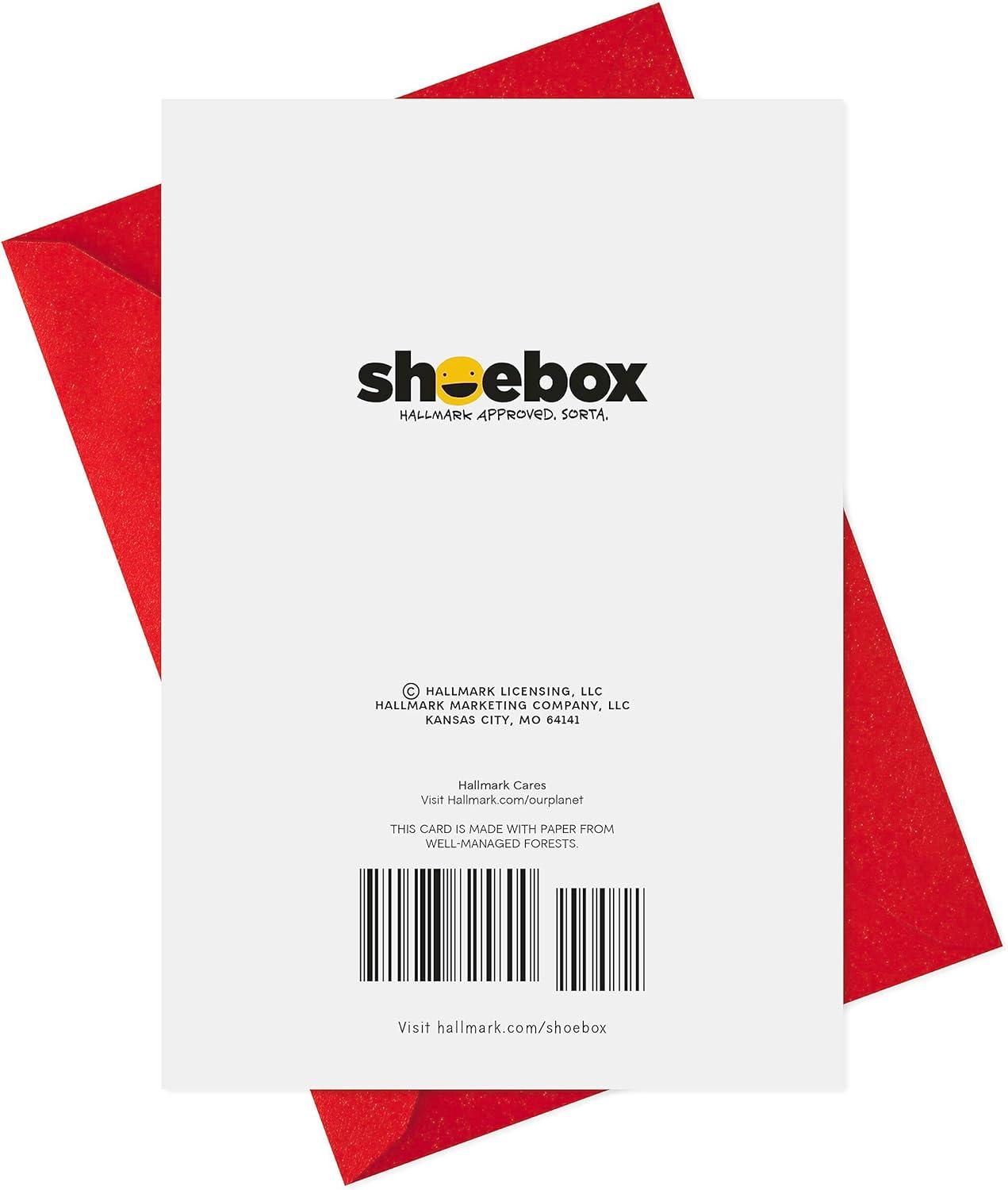 imageHallmark Shoebox Funny Christmas Card TRex I Love You THIS Much Dinosaur with Santa HatFunny TRex  Love You THIS Much Card
