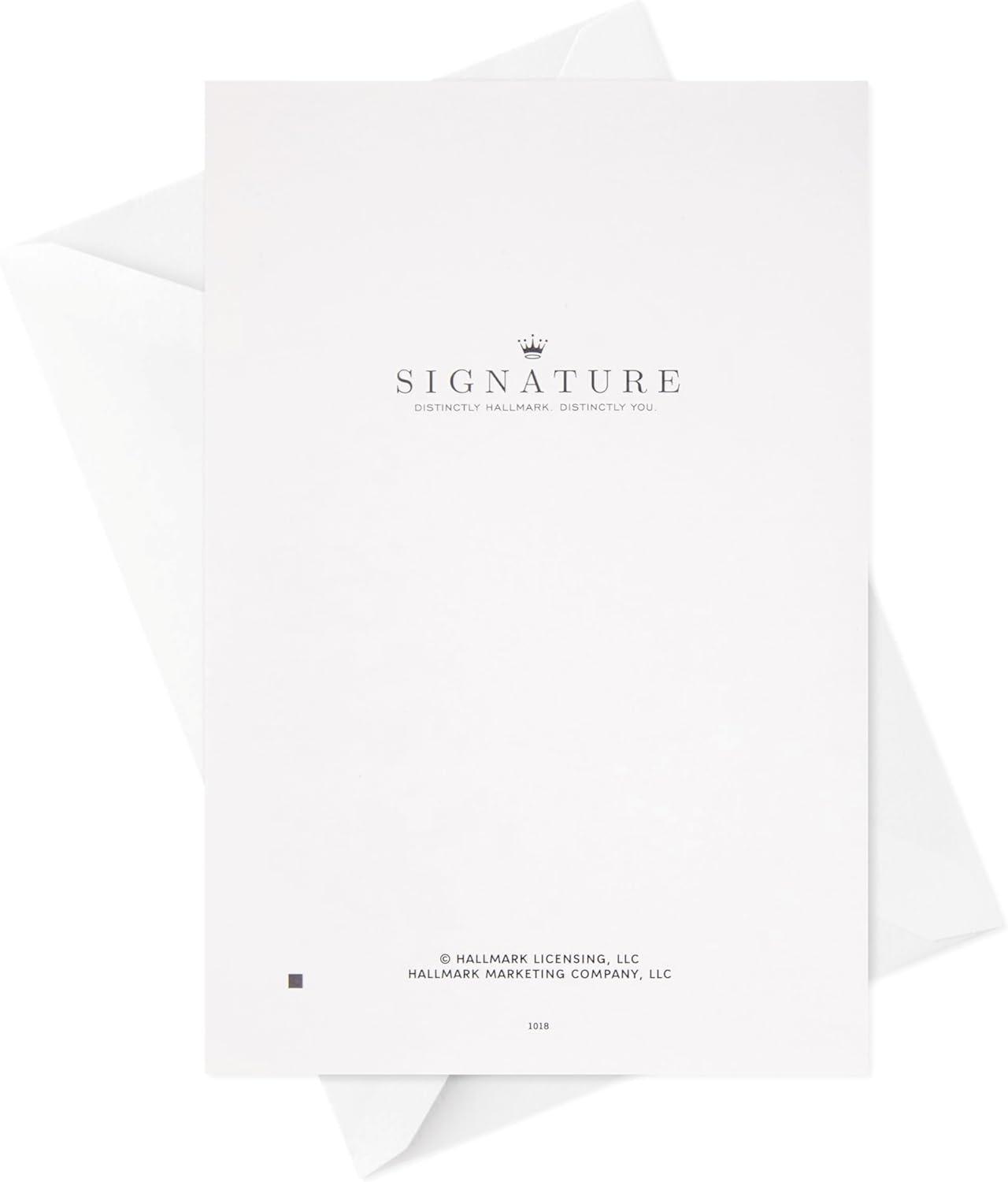 imageHallmark Signature Anniversary Card for Husband Wife Boyfriend Girlfriend Love of My LifeWhere Weve Been  Where Were Going
