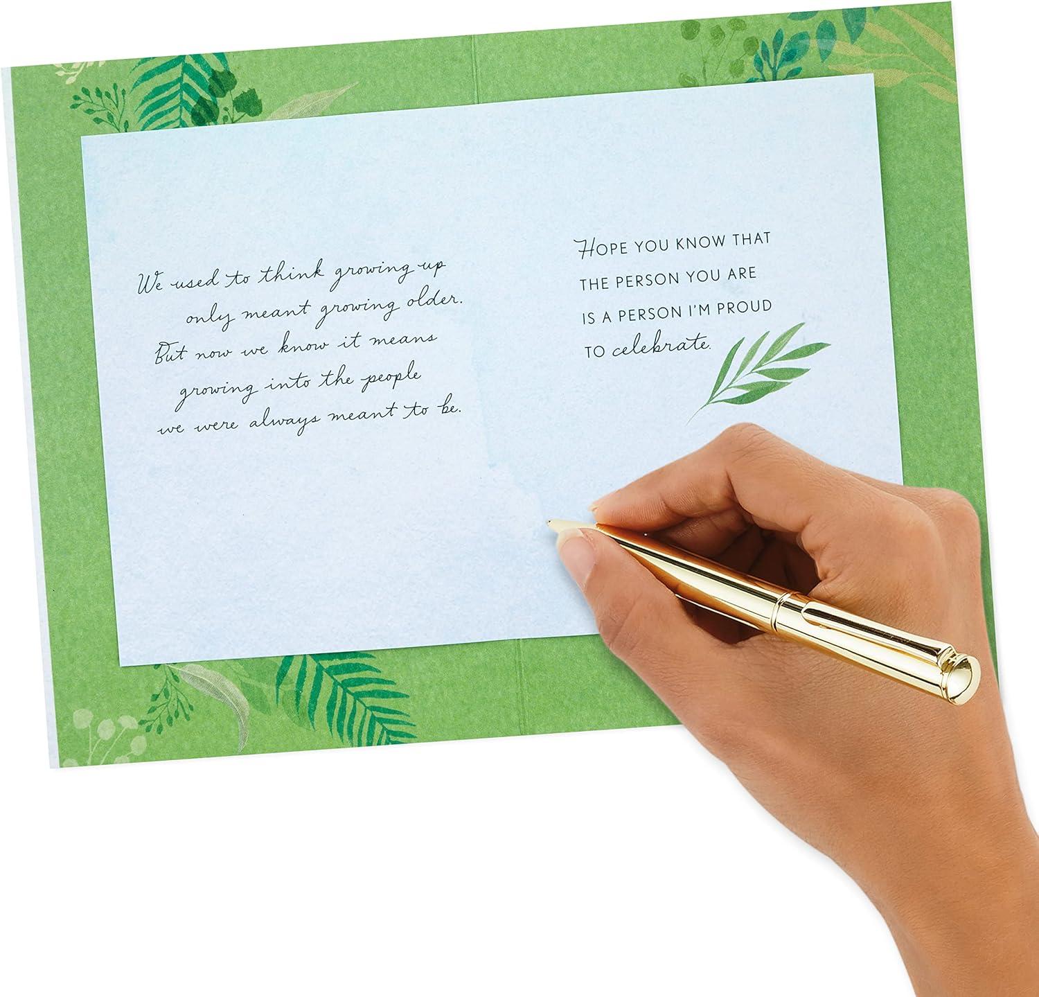 imageHallmark Signature Birthday Card for Her OrchidGrowing Up