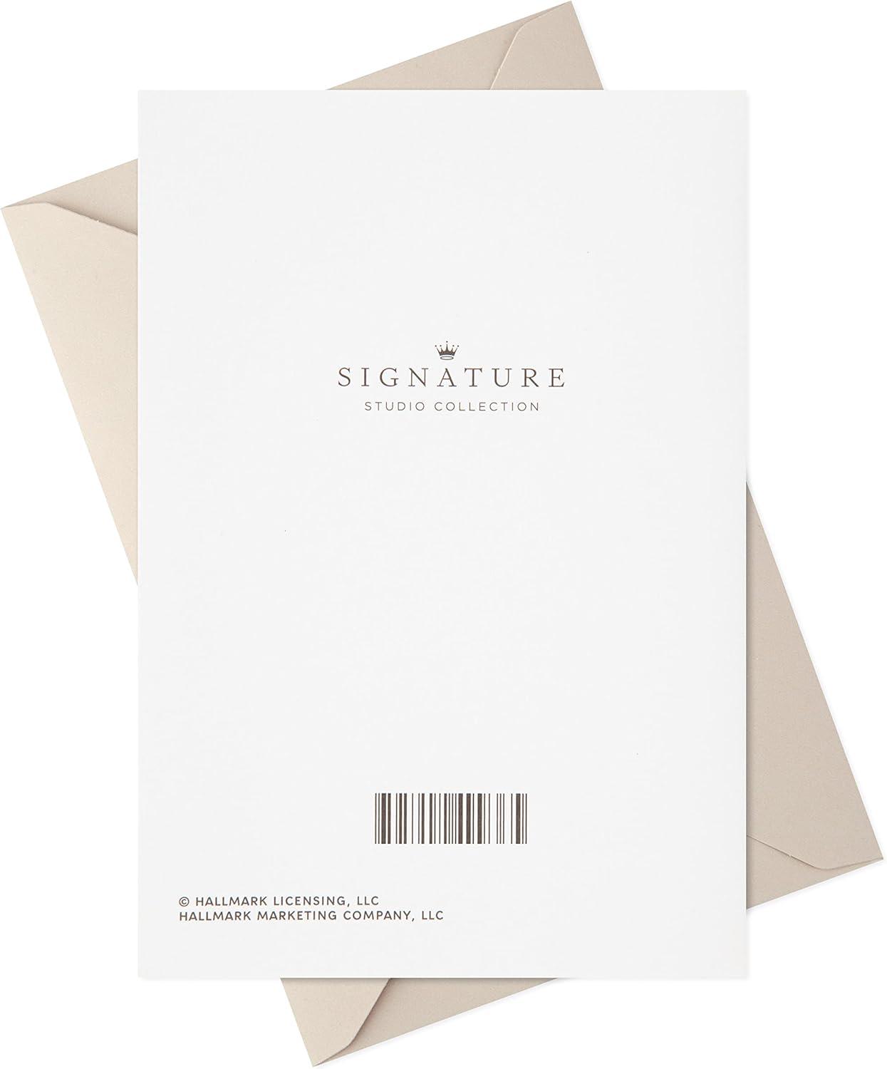 imageHallmark Signature Christmas Card Thankful All Year LongMerry  Thankful