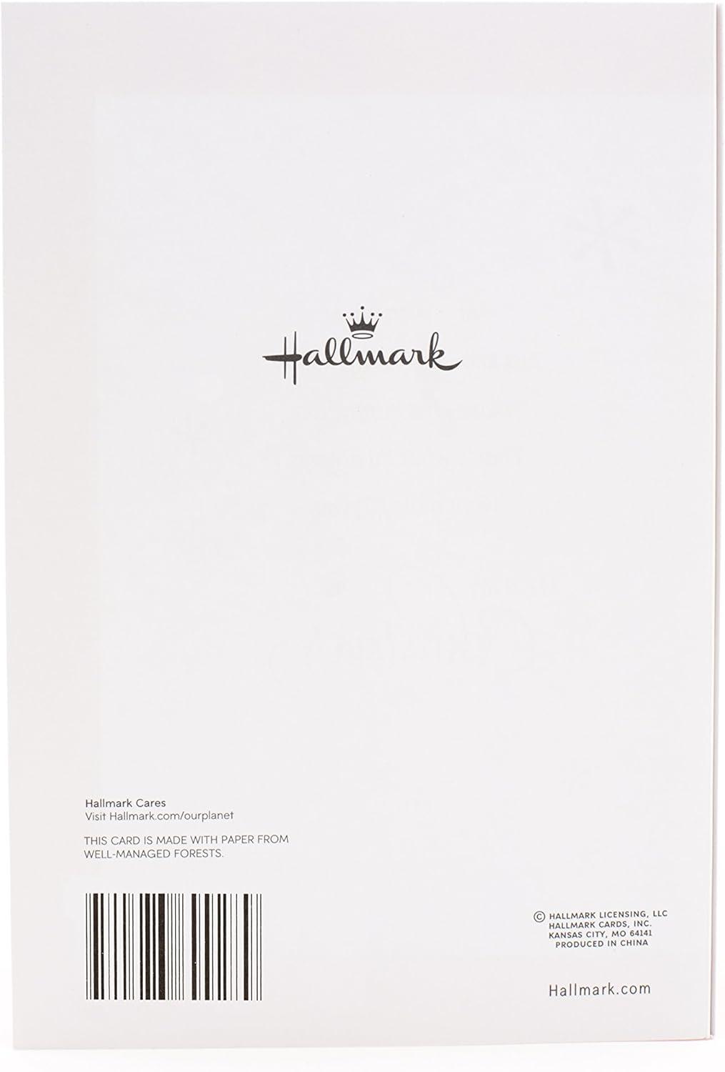 imageHallmark Signature Christmas Card for Family So Glad Were FamilySnowman with Red Background