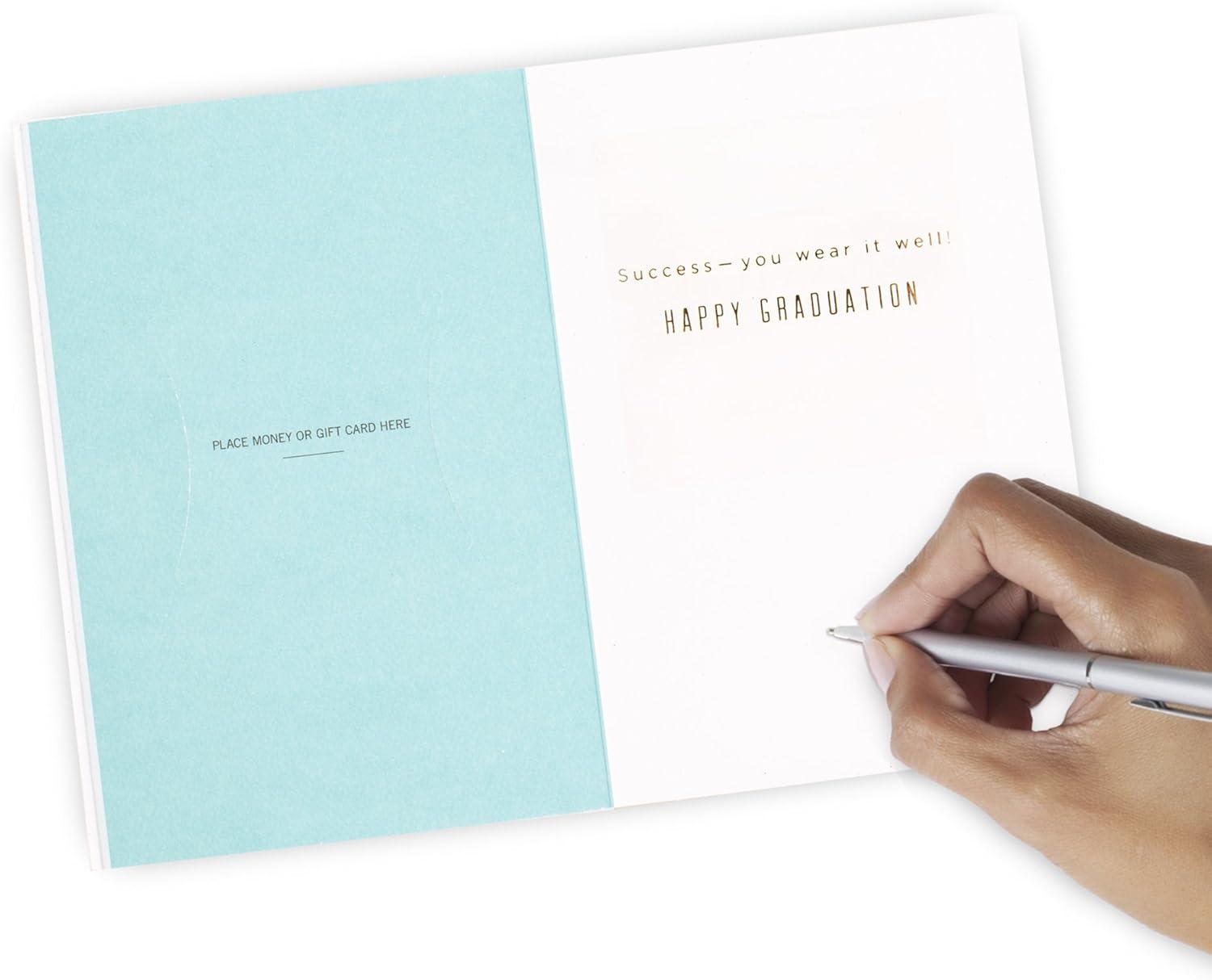 imageHallmark Signature Graduation Card Grad CapsMoneyGift Card Holder