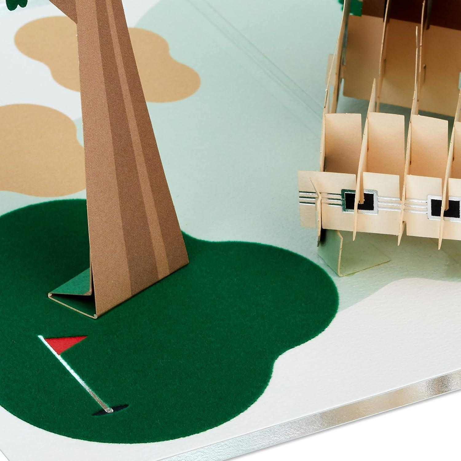 imageHallmark Signature Paper Wonder Pop Up Fathers Day Card for Dad GrillPop Up  Golf