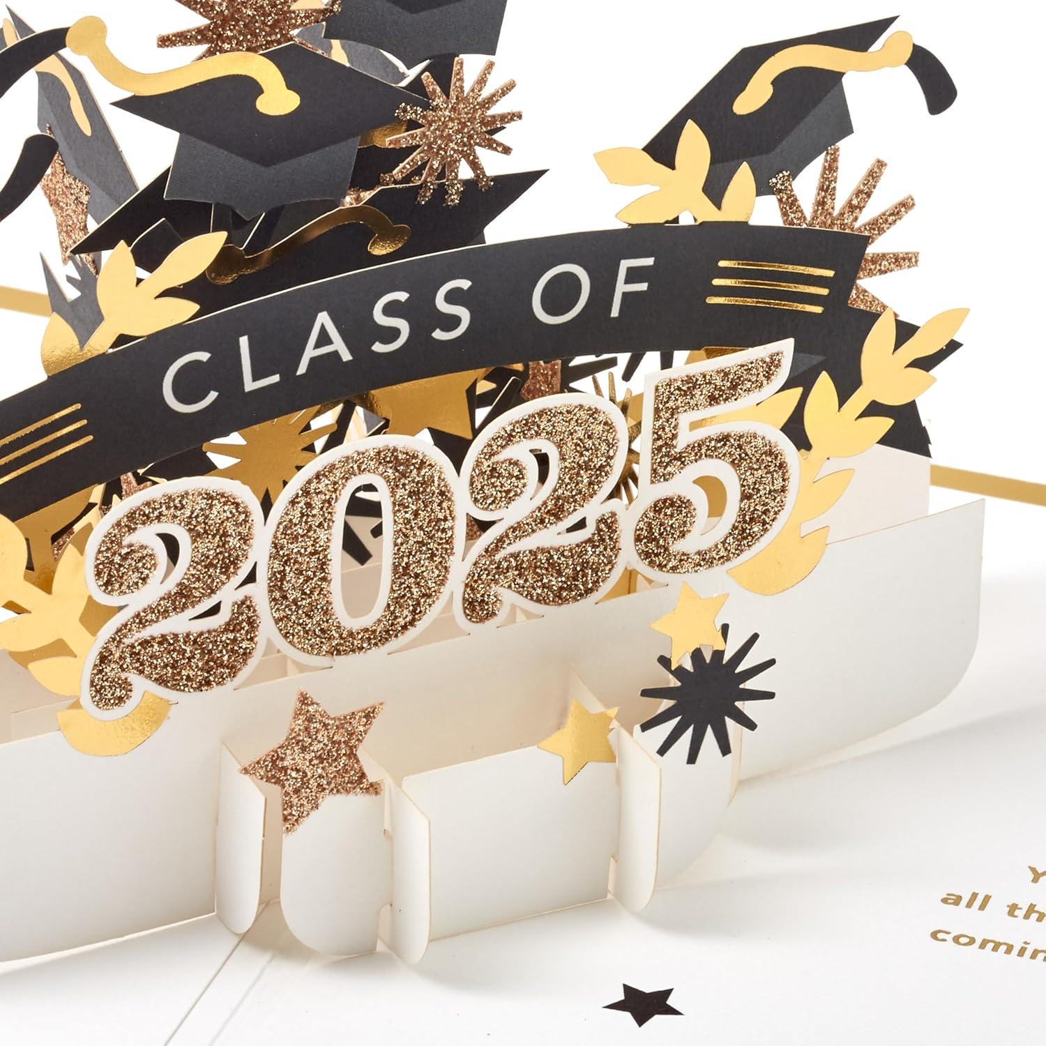 imageHallmark Signature Paper Wonder PopUp Graduation Card Class of 2025 for College High School Masters2025 Grad