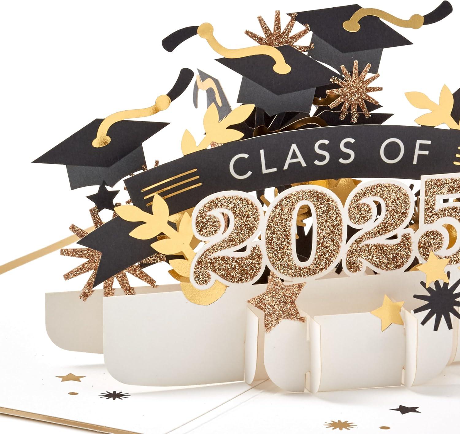 imageHallmark Signature Paper Wonder PopUp Graduation Card Class of 2025 for College High School Masters2025 Grad