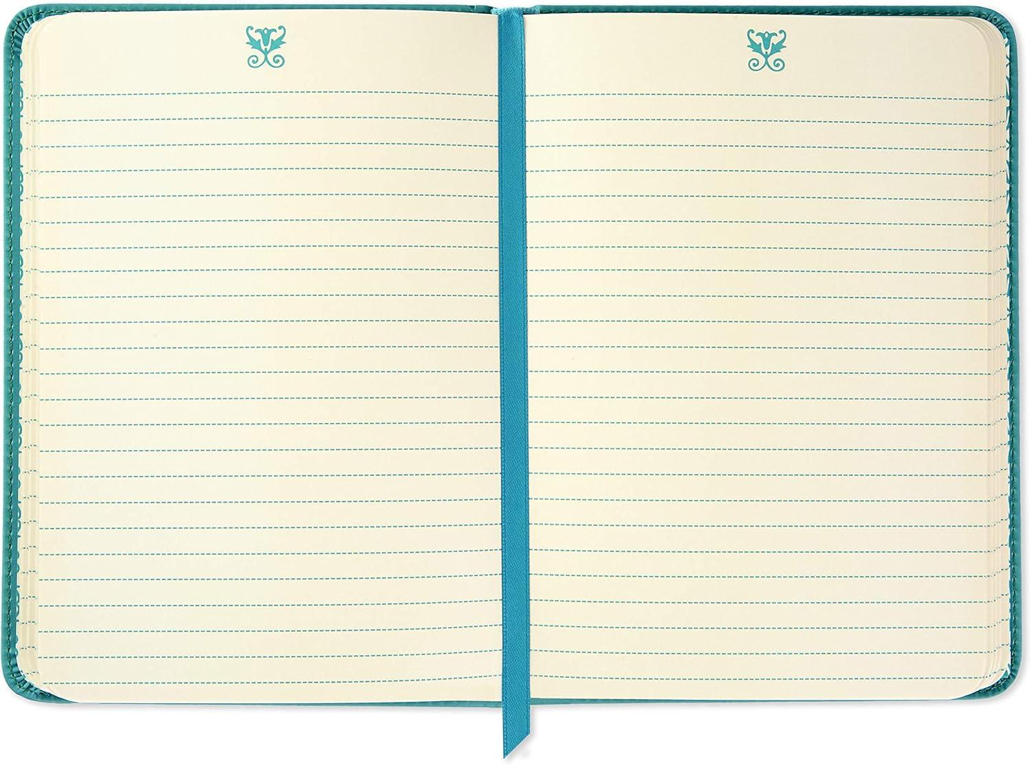 imageHallmark Soft Cover Journal with Lined Pages Scroll Bird Teal 5HWJ6935Scroll Bird