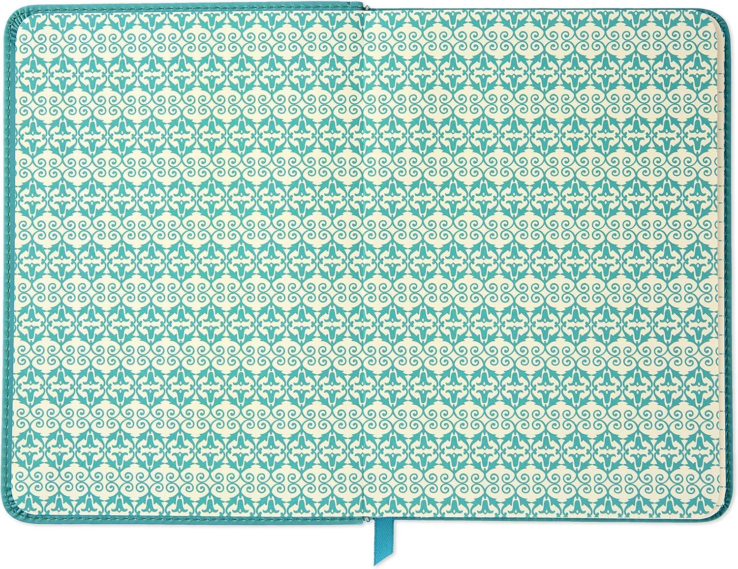 imageHallmark Soft Cover Journal with Lined Pages Scroll Bird Teal 5HWJ6935Scroll Bird