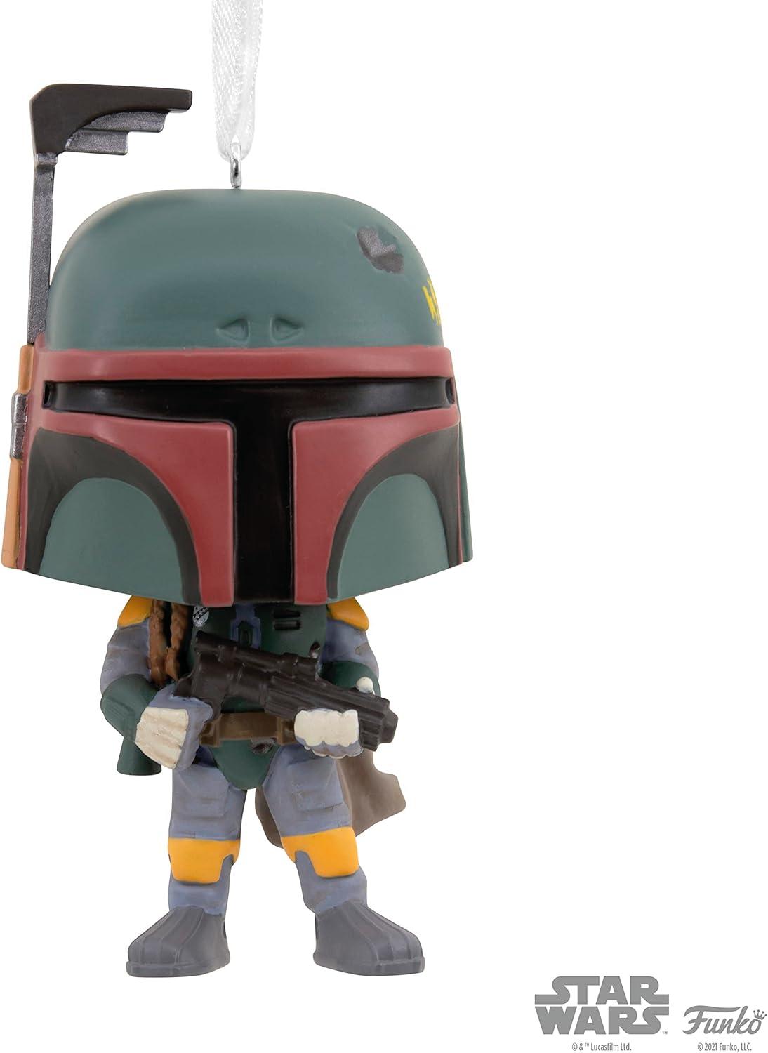 imageHallmark Star Wars Darth Vader Funko POP Christmas OrnamentBoba Fett