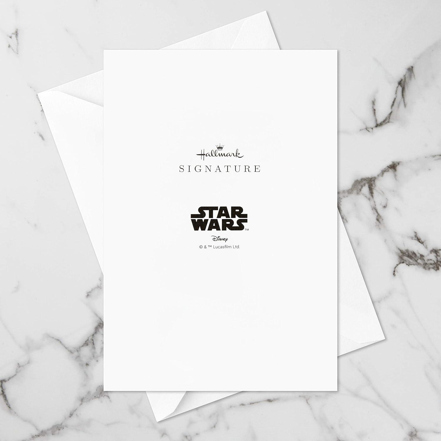 imageHallmark Star Wars Pop Up Birthday or Congratulations Card Baby Yoda May the 4th Signature Paper Wonder 3D CardPop Up  Star Wars