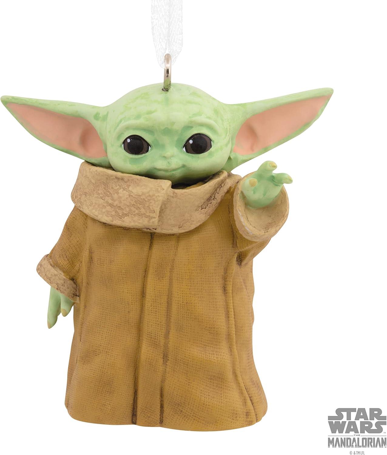 imageHallmark Star Wars The Mandalorian Grogu Christmas Ornament