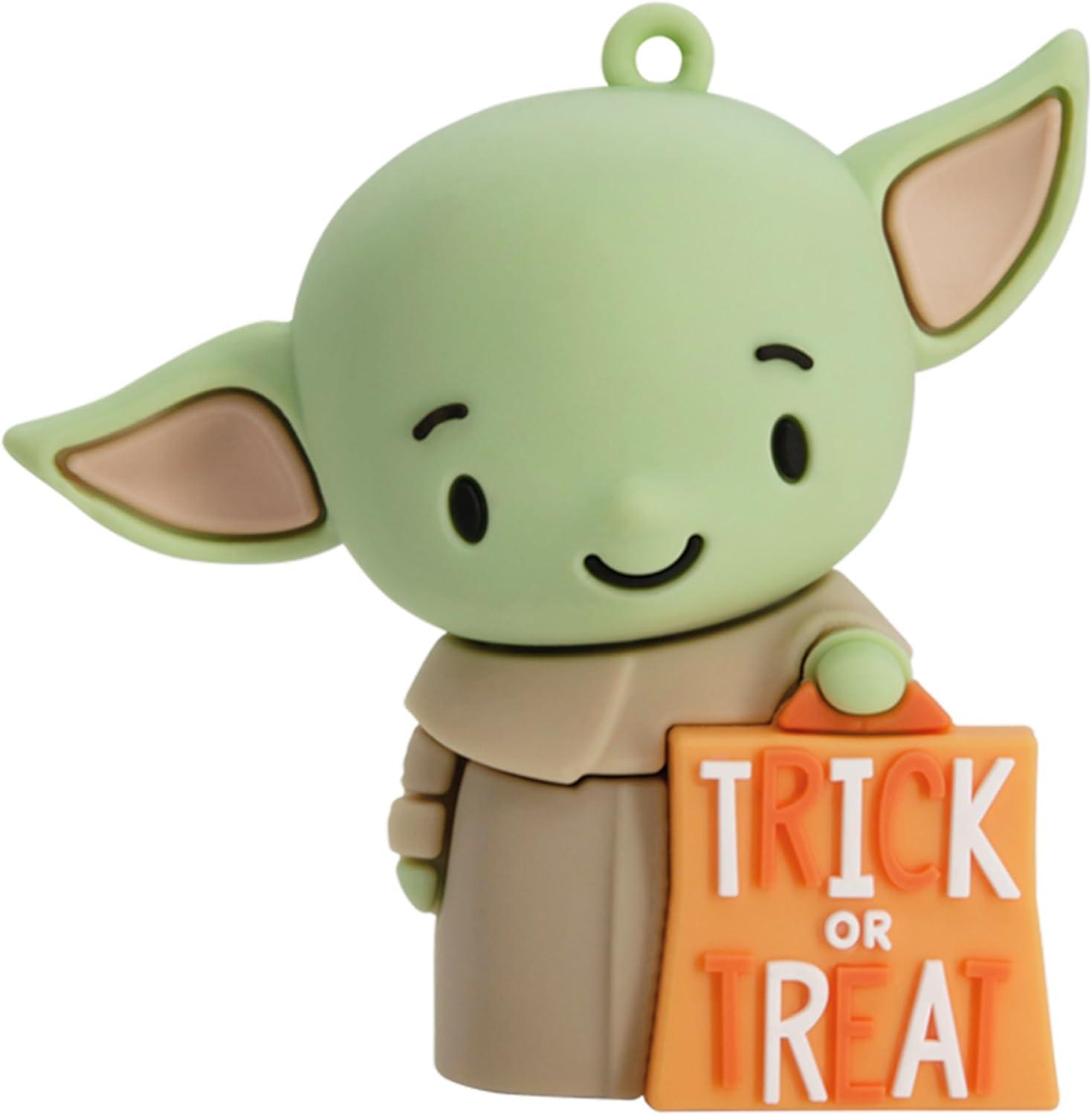 imageHallmark Star Wars The Mandalorian Grogu Mystery Halloween Ornaments Set of 2Grogu Mystery Set of 2