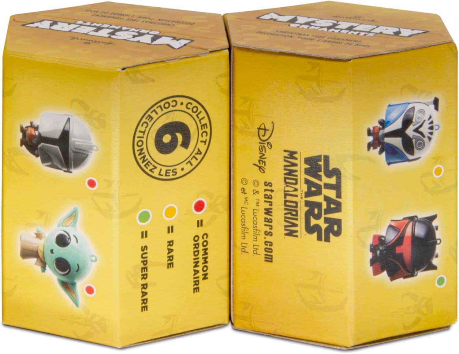 imageHallmark Star Wars The Mandalorian Series 5 Mystery Christmas Ornaments Shatterproof Set of 2 Gifts for Star Wars Fans