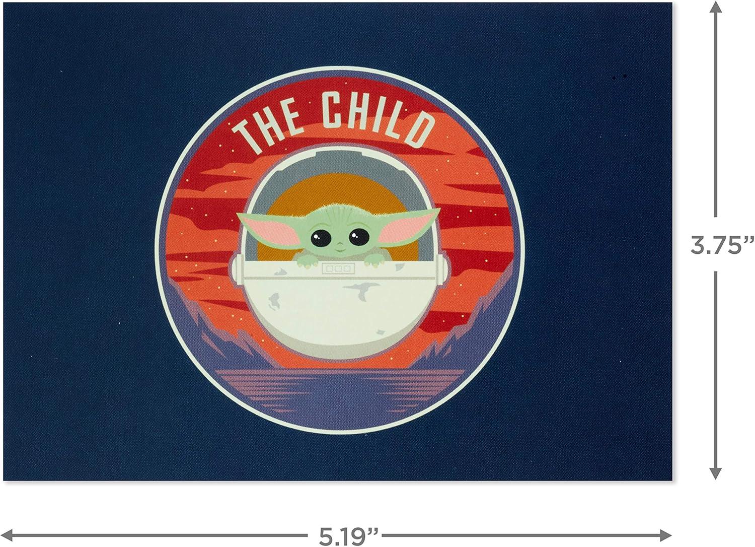 imageHallmark Star Wars Valentines Day Cards for Kids Baby Yoda 12 Blank Cards with Envelopes for May the 4th Thank You Any OccasionStar Wars Note Assortment