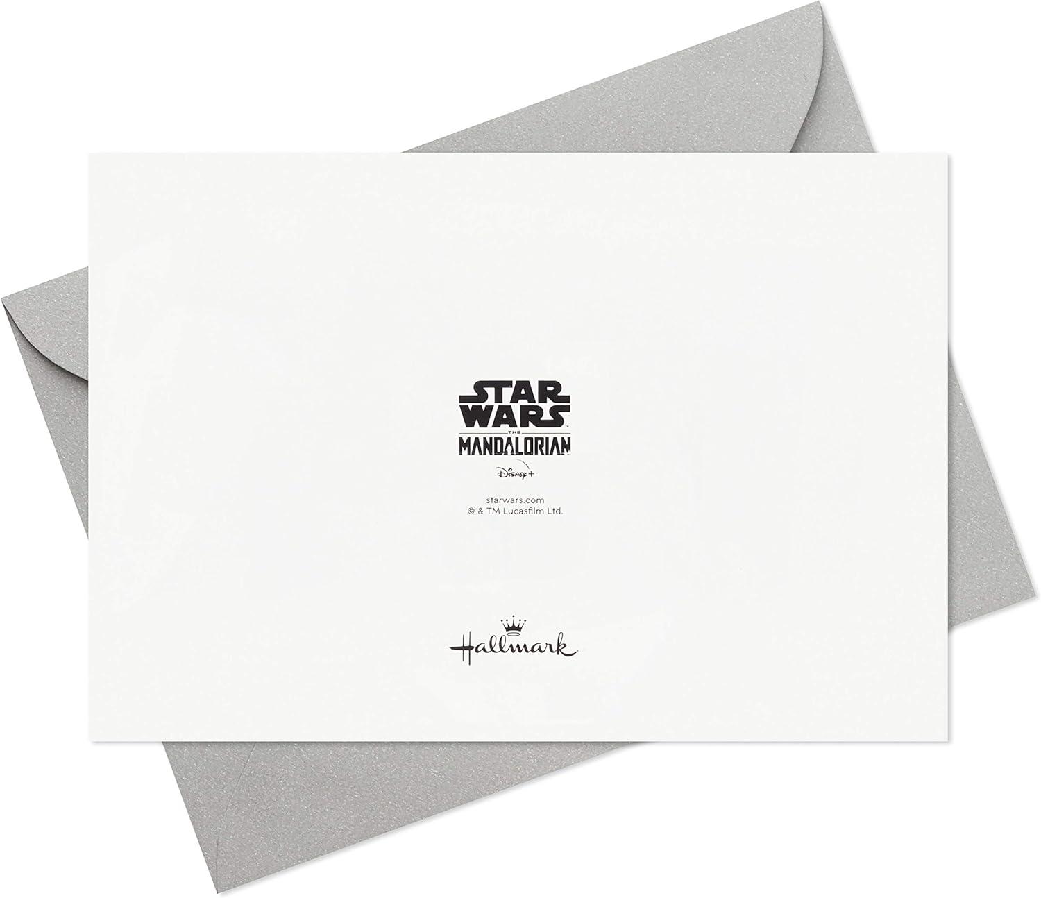 imageHallmark Star Wars Valentines Day Cards for Kids Baby Yoda 12 Blank Cards with Envelopes for May the 4th Thank You Any OccasionStar Wars Note Assortment