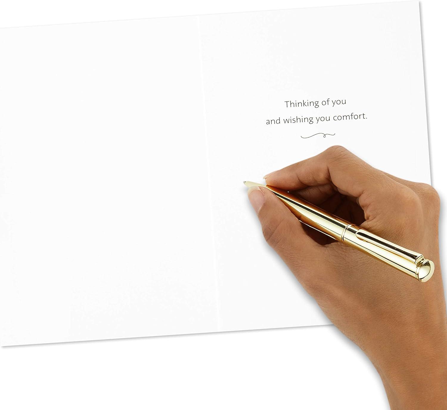 imageHallmark Sympathy Cards Assortment Watercolor Nature 12 Assorted Thinking of You Cards with EnvelopesMulticolor