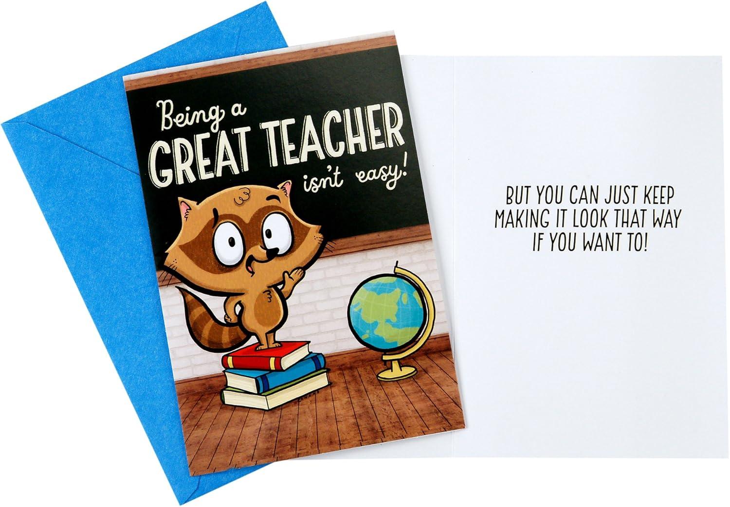imageHallmark Teacher Appreciation Card Assortment for Day Care Preschool Elementary School Graduation or Back to School 8 Cards with Envelopes