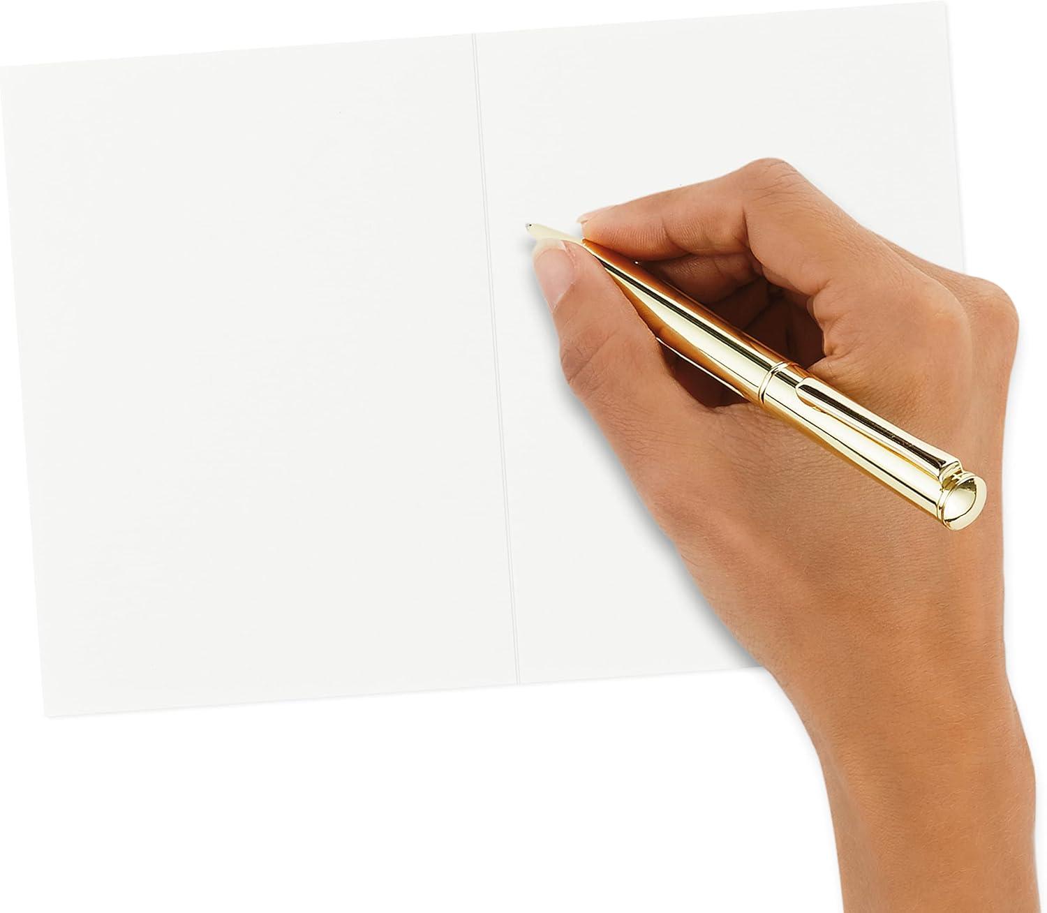 imageHallmark Thank You Cards Assortment Gold Foil 120 Thank You Notes with Envelopes for Wedding Bridal Shower Baby Shower Business Graduation