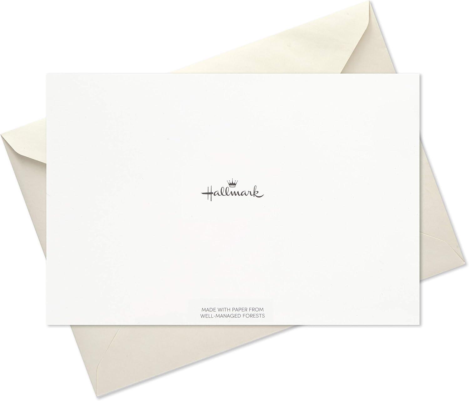 imageHallmark Thank You Cards Assortment Navy and Gold 50 Thank You Notes with Envelopes for Wedding Bridal Shower Baby Shower Business GraduationNavy  Gold