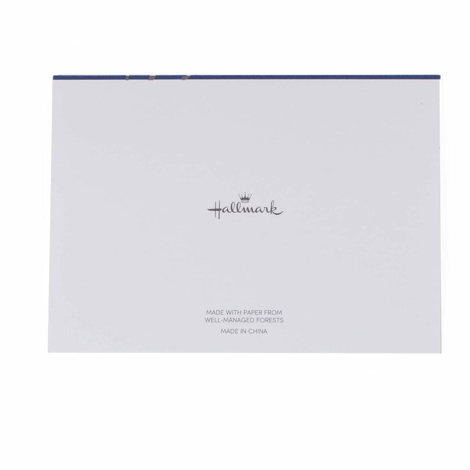 imageHallmark Thank You Notes Silver Foil Script 40 Cards and EnvelopesSilver Foil Script