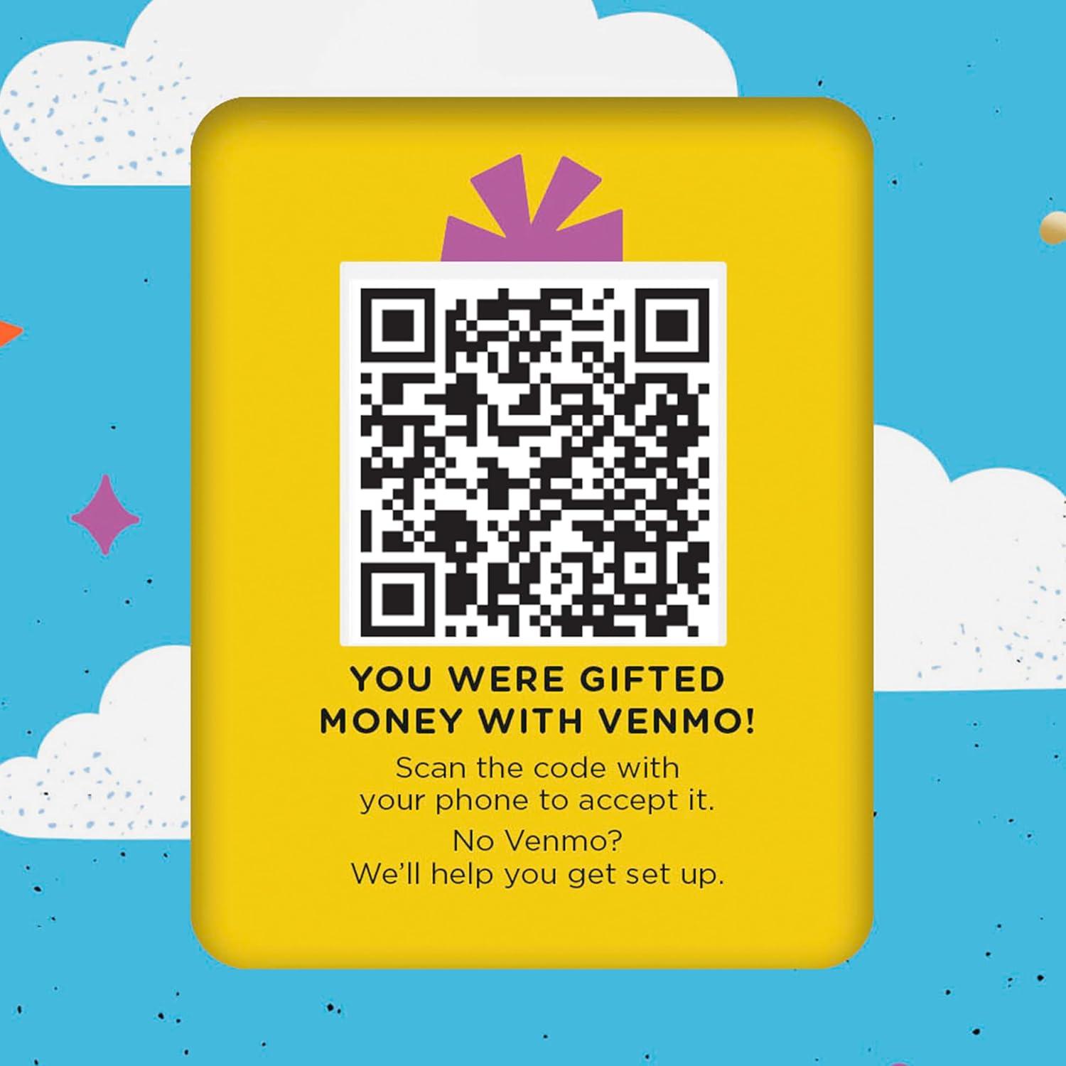 imageHallmark and Venmo Birthday Card Wish Big for Kids Adults Friends Coworkers