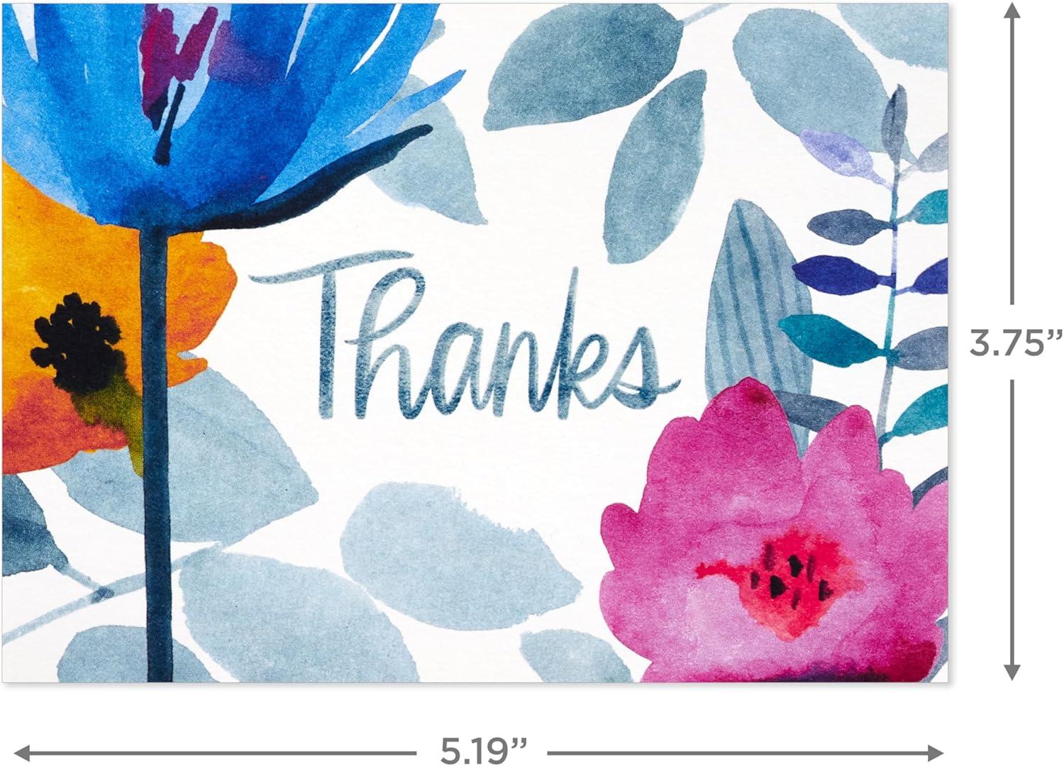 imagePentel RSVP Ballpoint Pens Pack of 8 and Hallmark Thank You Notes Watercolor Florals 48 Count with Envelopes for Bridal Showers Birthdays Graduation Any Occasion