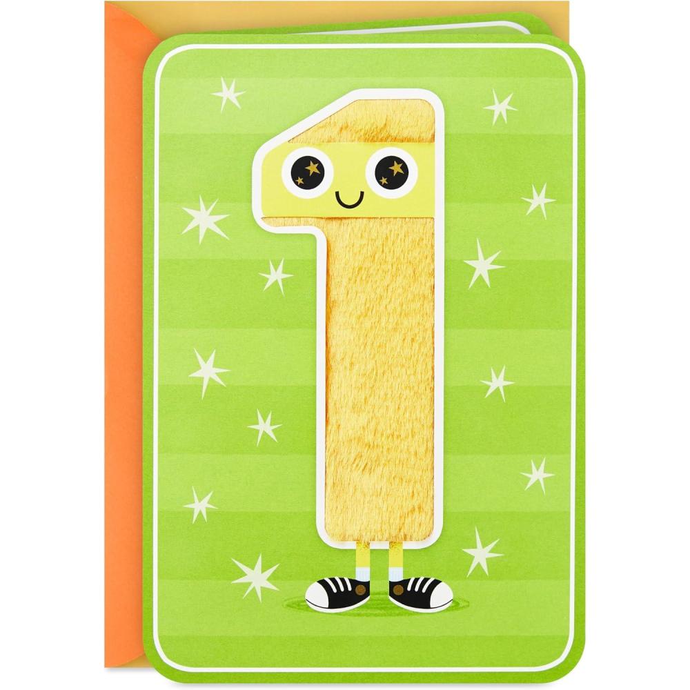 imageHallmark 6th Birthday Card for Kids with Detachable Pop It Toy1 Year Old