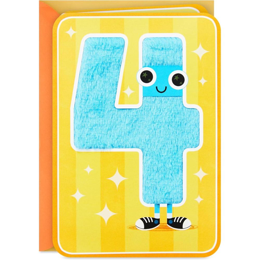 imageHallmark 6th Birthday Card for Kids with Detachable Pop It Toy4 Year Old