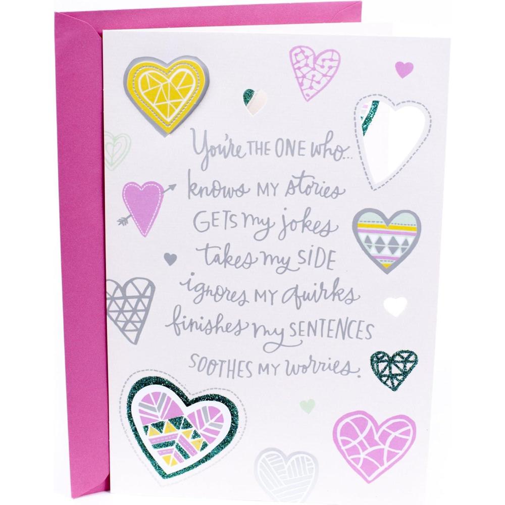 imageHallmark Anniversary Card Hearts with PatternsHearts with Patterns