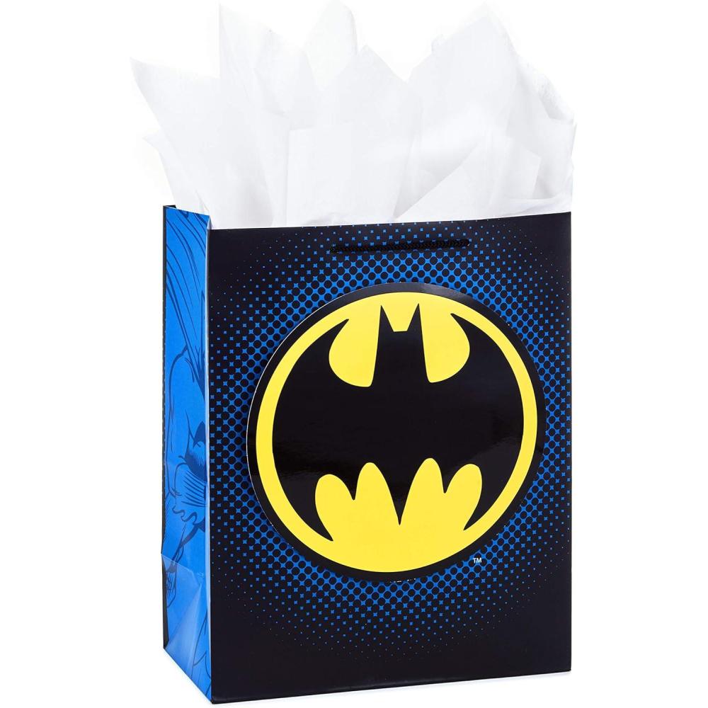imageHallmark Batman Pop Up Birthday Card for Him Epic Day Signature Paper Wonder 3D CardLarge Batman