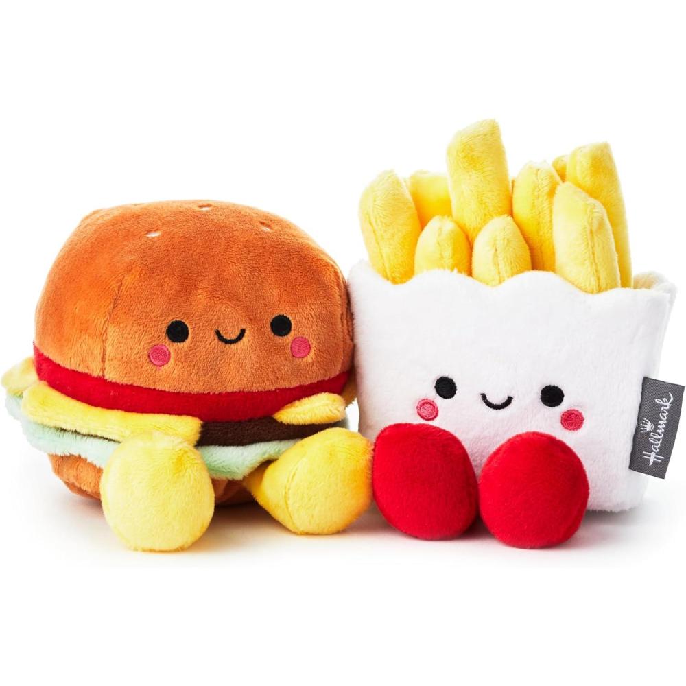 imageHallmark Better Together Disney Tim Burtons The Nightmare Before Christmas Magnetic Plush Jack and Sally 5quot Stuffed Toys Easter Gifts for KidsHamburger and Fries