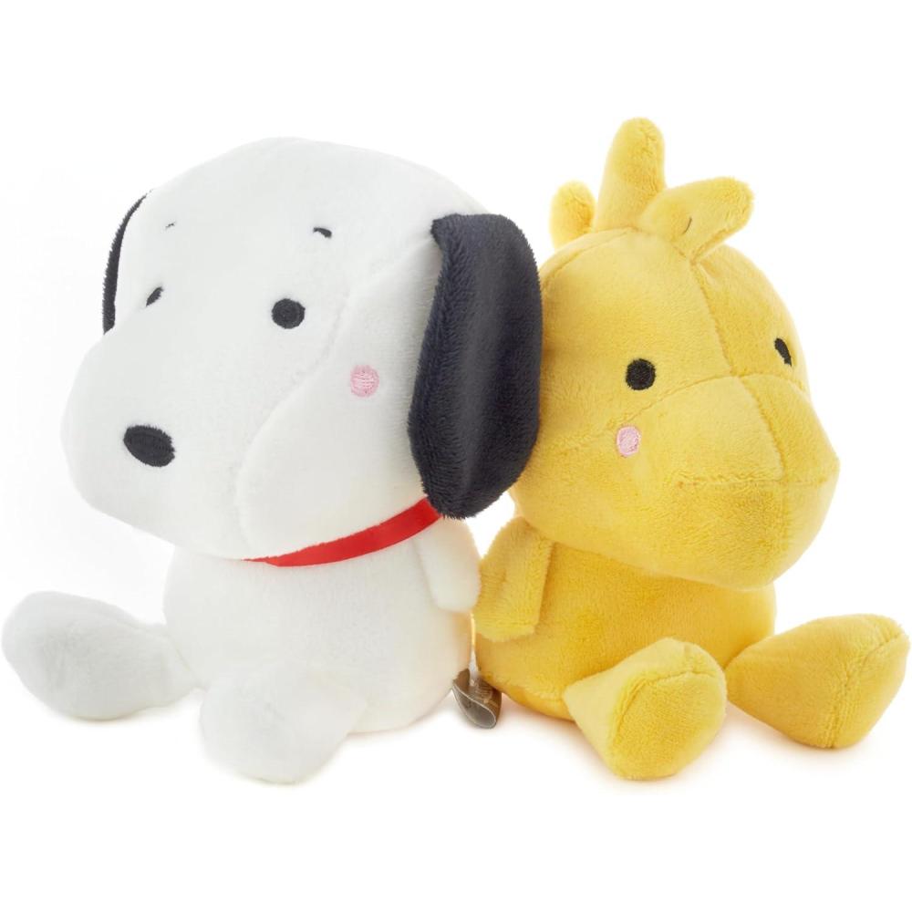 imageHallmark Better Together Peanuts Magnetic Plush Snoopy and Woodstock 525quot Stuffed Toys Easter Gifts for KidsSnoopy and Woodstock  Small