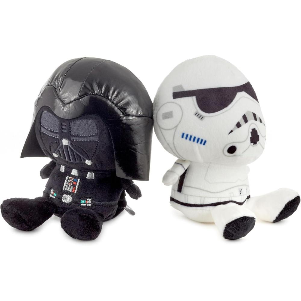 imageHallmark Better Together Star Wars Magnetic Plush Toy Darth Vader and Storm Trooper 5quot Stuffed Toys Gifts for Kids and FansDarth Vader and Storm Trooper