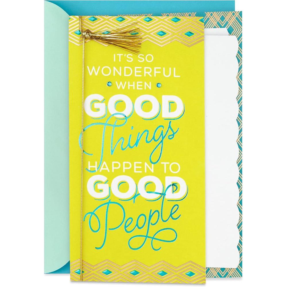 imageHallmark Congratulations Card for Graduation or Retirement When Good Things Happen to Good PeopleWhen Good Things Happen to Good People