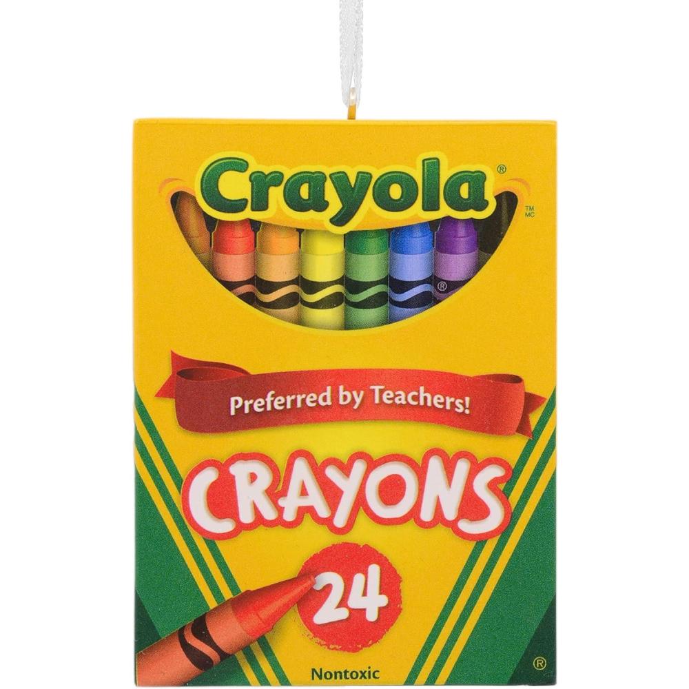 imageHallmark Crayola Box of 24Count Crayons Christmas Ornament 0003HCM0798Box of Crayons