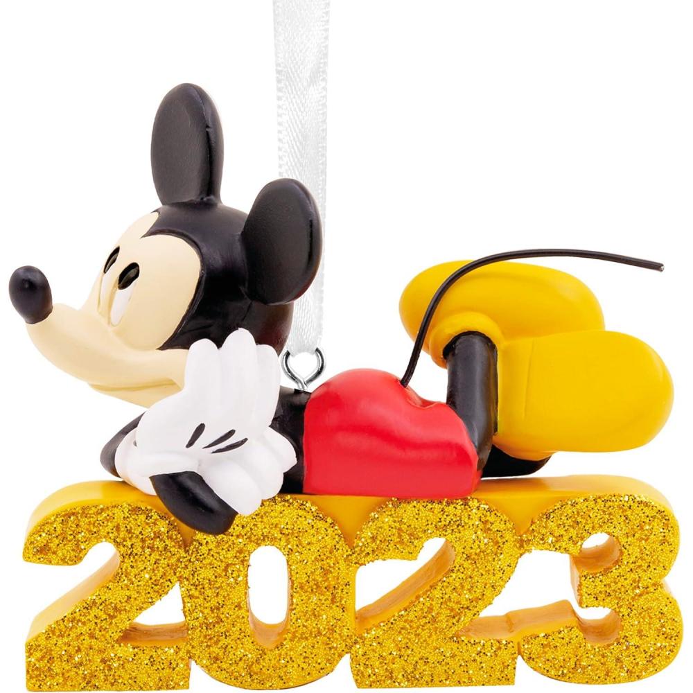 imageHallmark Disney Mickey Mouse on Snow Tube Christmas OrnamentMickey 2023