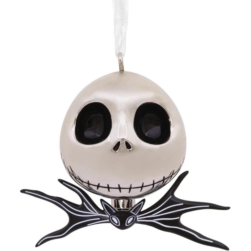 imageHallmark Disney Tim Burtons The Nightmare Before Christmas Jack Skellington Christmas Ornament Blown GlassJack Skellington Metal