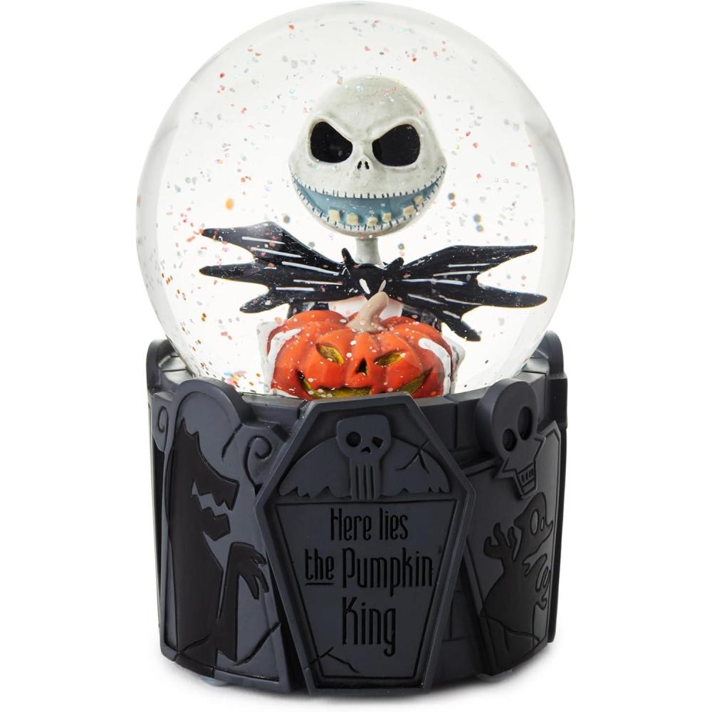 imageHallmark Disney Tim Burtons The Nightmare Before Christmas Snow Globe with Light and Sound Pumpkin KingNightmare Before Christmas Globe