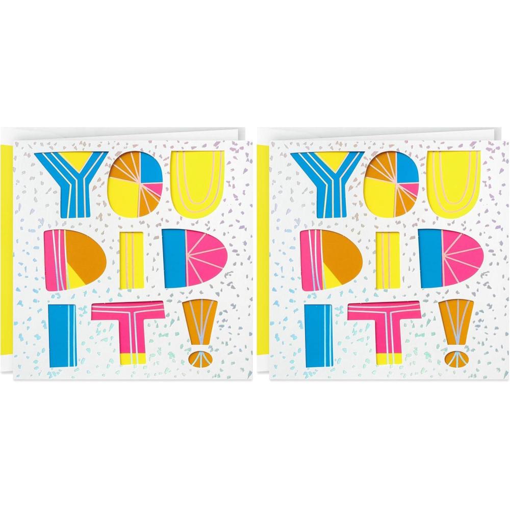imageHallmark Dr Seuss Congratulations Card or Graduation Card Oh the Places Youll Go Signature CardYou Did It