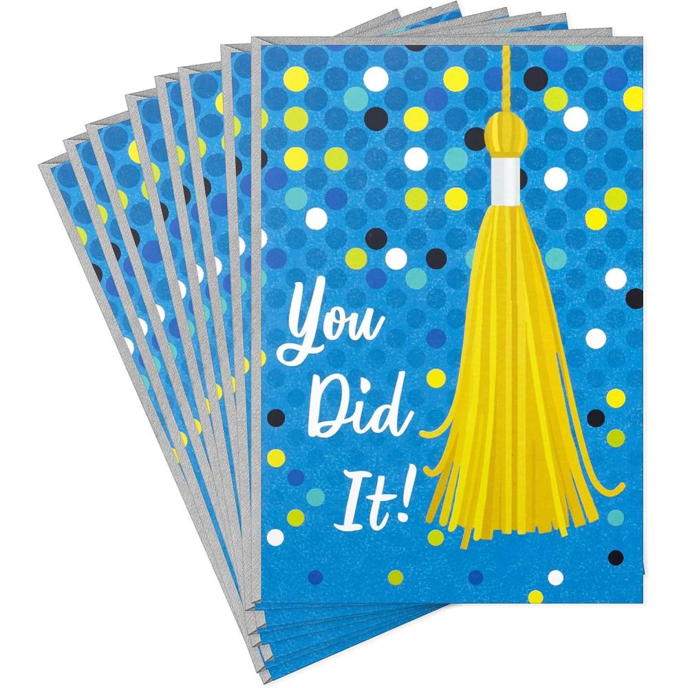 imageHallmark Dr Seuss Graduation Card Money Holders or Gift Card Holders Oh the Places Youll Go 6 Cards with Envelopes for High School Kindergarten Middle School College and College GraduatesYou Did It  8 Cards with Envelopes