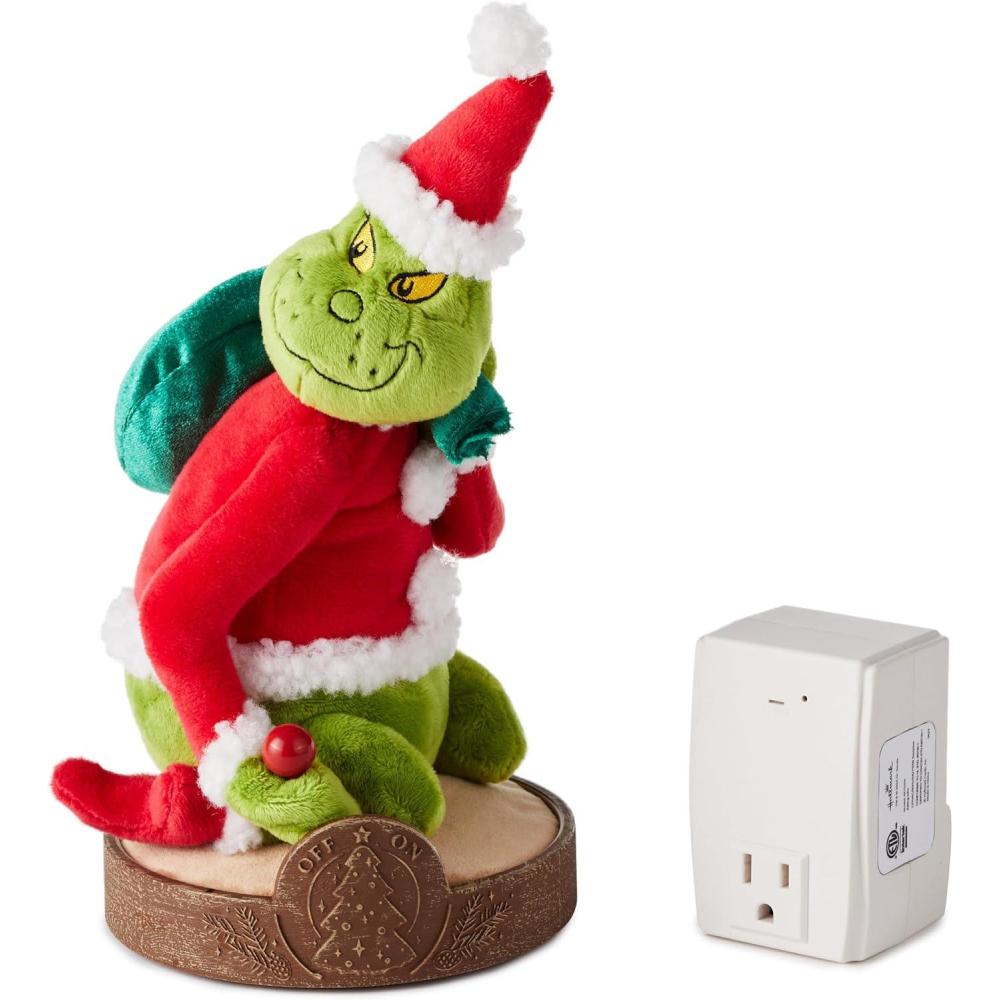 imageHallmark Dr Seusss How The Grinch Stole Christmas Wireless Tree Lighter with Sound